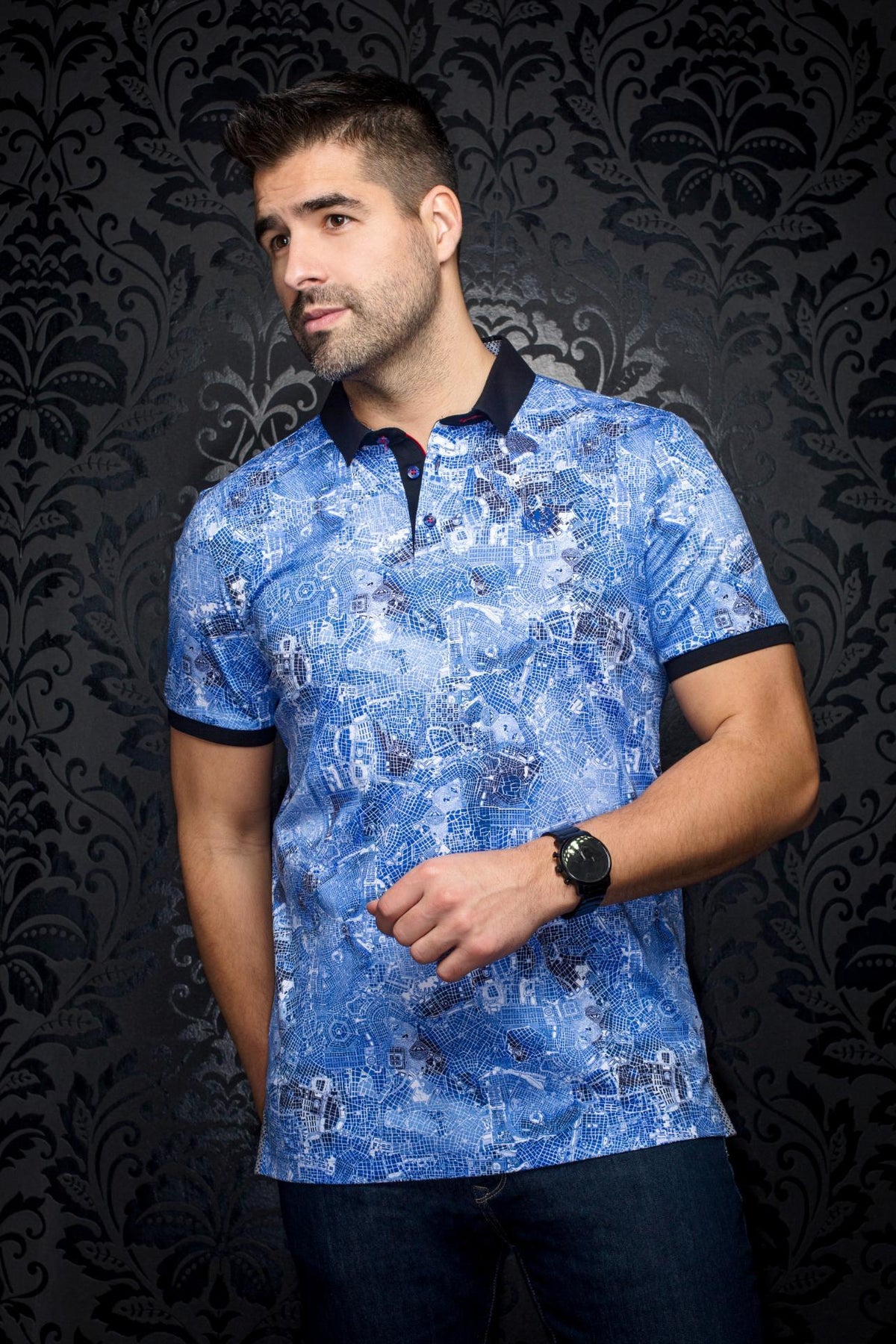 AU NOIR POLO HOMME