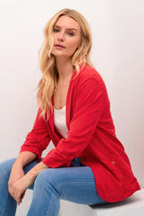 Cream Veston Femme