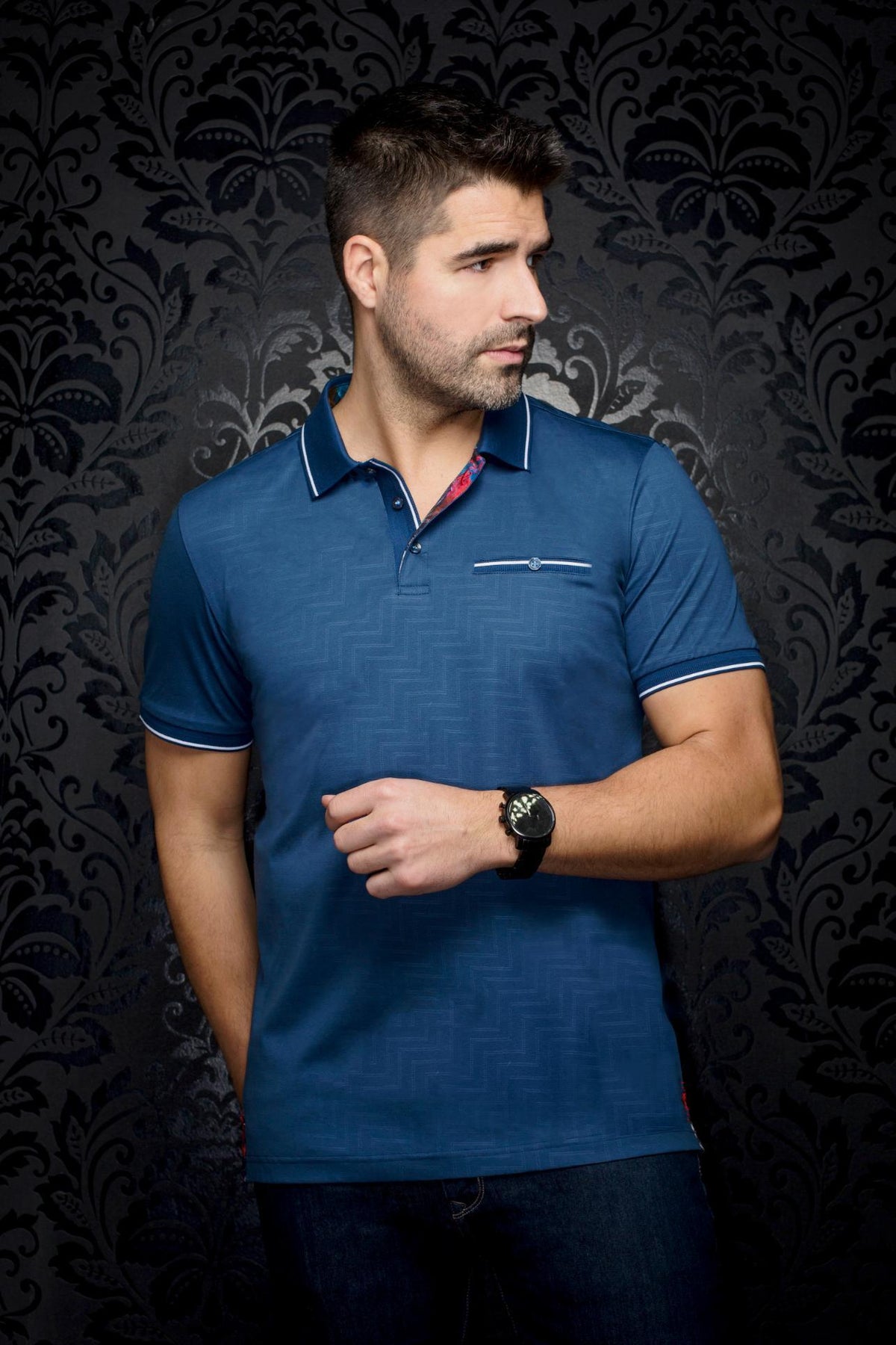 AU NOIR POLO HOMME