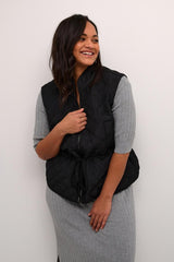 Kaffe Curve Veste Sans Manche Femme