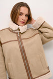 Cream Manteau Femme