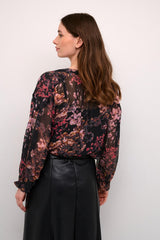 Cream Blouse Femme