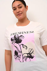 KAFFE CURVE T-SHIRT FEMME