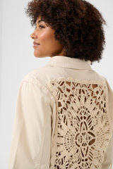 CREAM VESTE FEMME