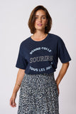 KAFFE T-SHIRT FEMME