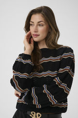 CREAM PULLOVER FEMME