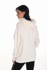 FRANK LYMAN CHANDAIL AVEC CAPUCHON FEMME