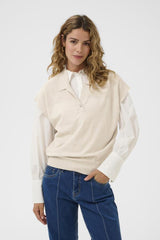 CREAM CHANDAIL FEMME