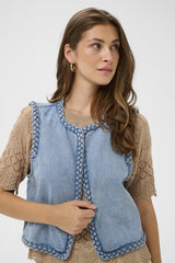 CREAM VESTE SANS MANCHE FEMME