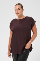 KAFFE CURVE T-SHIRT FEMME