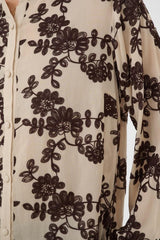 CREAM BLOUSE FEMME