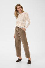 CREAM BLOUSE FEMME