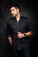AU NOIR CHEMISE KNIT HOMME
