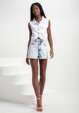 LEZ A LEZ Short en Jeans Femme