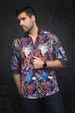 Au Noir Chemise Knit Homme