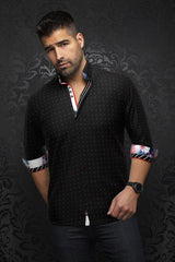 Au Noir Chemise Knit Homme