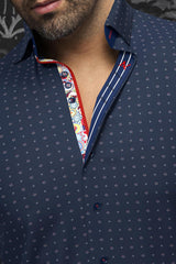AU NOIR CHEMISE MANCHES COURTES HOMME
