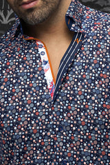 AU NOIR CHEMISE MANCHES COURTES HOMME