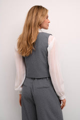 Cream Veston Sans Manche Femme