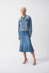 JOSEPH RIBKOFF VESTE EN JEANS FEMME