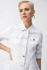 JOSEPH RIBKOFF VESTE EN JEANS FEMME