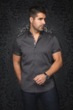 Au Noir Chemise Manche Courte Homme