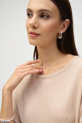 JOSEPH RIBKOFF CHANDAIL MANCHES COURTES FEMME