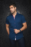 AU NOIR CHEMISE MANCHE COURTE HOMME