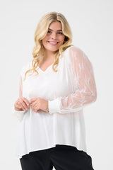 KAFFE CURVE BLOUSE FEMME
