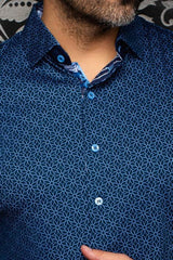 AU NOIR CHEMISE KNIT HOMME