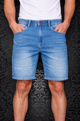 AU NOIR SHORT EN JEANS HOMME