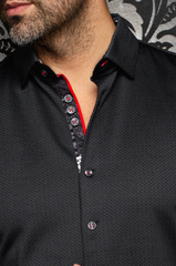 AU NOIR CHEMISE KNIT  HOMME