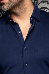 AU NOIR CHEMISE KNIT HOMME