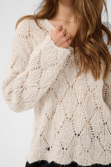 CREAM CHANDAIL FEMME