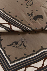 CREAM FOULARD FEMME