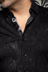 AU NOIR CHEMISE KNIT HOMME
