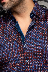 AU NOIR CHEMISE KNIT HOMME