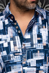 AU NOIR CHEMISE KNIT HOMME