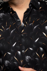AU NOIR CHEMISE KNIT HOMME