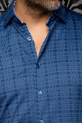 AU NOIR CHEMISE KNIT HOMME