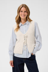 CREAM VESTE SANS MANCHE