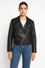 Rudsak Veste  En Cuir Femme