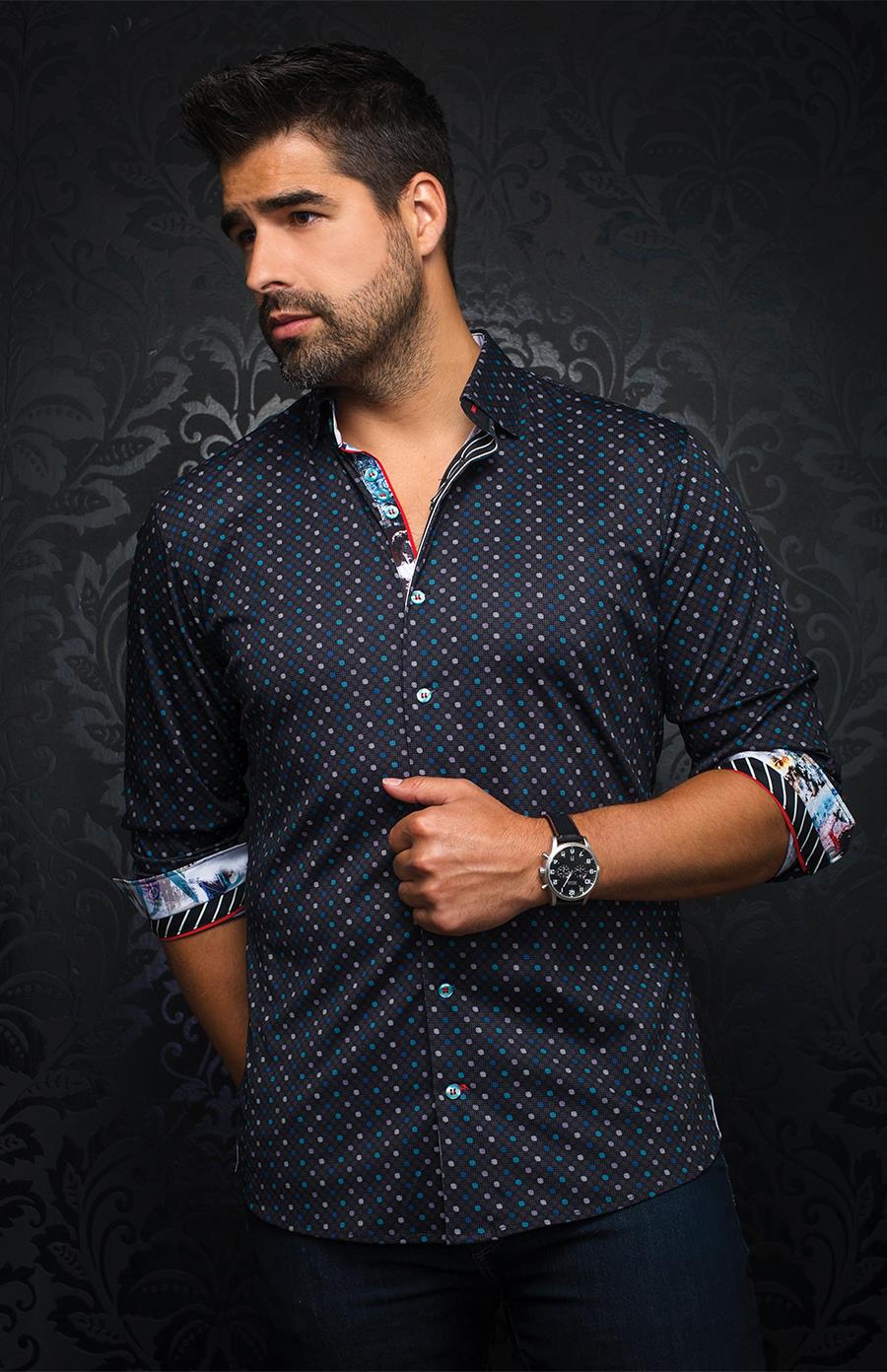 Au Noir Chemise Knit Homme