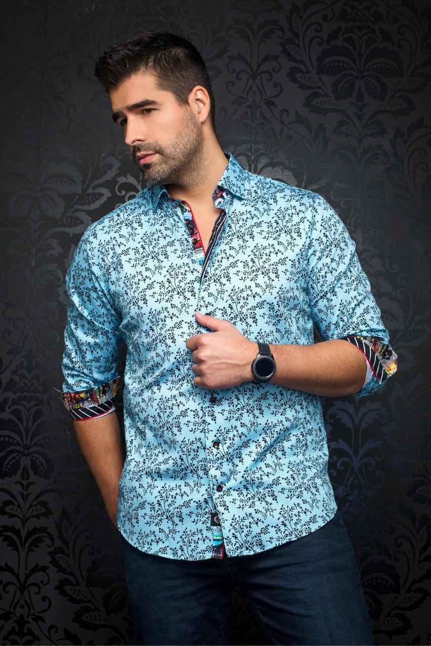 Au Noir Chemise Knit Homme