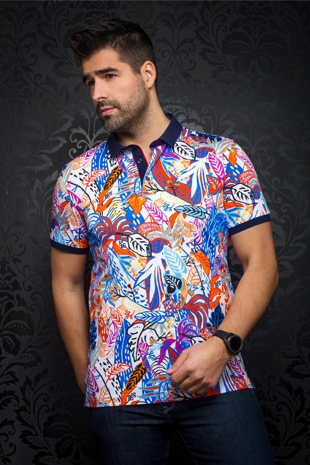 AU NOIR POLO HOMME