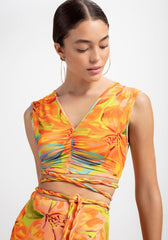 LEZ A LEZ CROP TOP FEMME