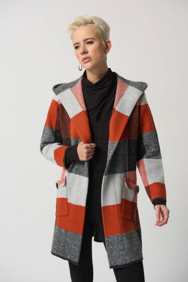 JOSEPH RIBKOFF MANTEAU LEGER FEMME