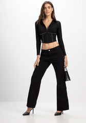 LEZ A LEZ CROP TOP FEMME