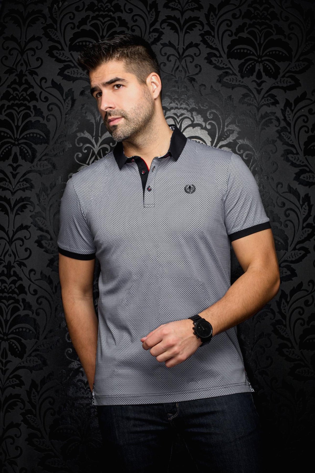 AU NOIR POLO HOMME
