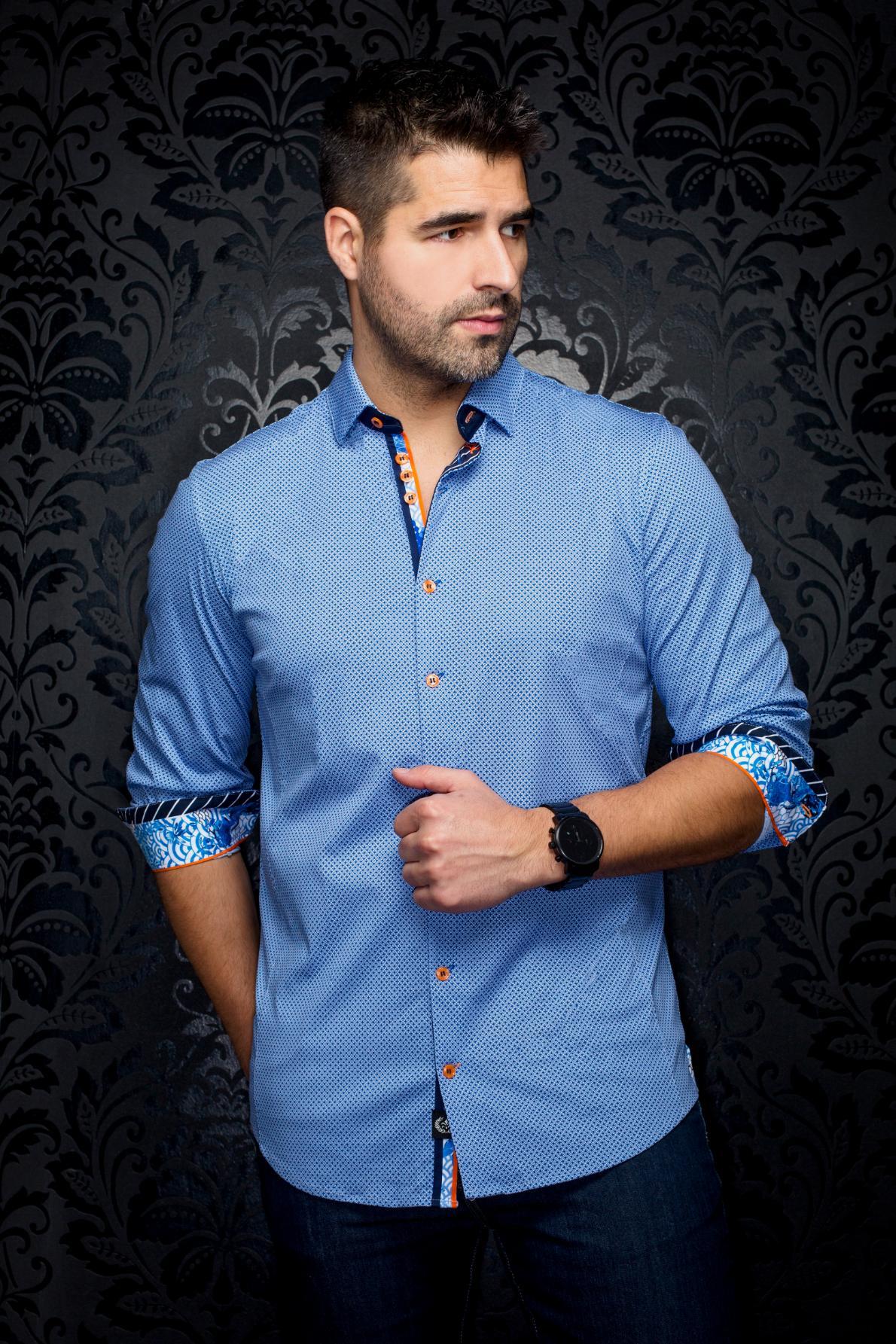 AU NOIR CHEMISE KNIT HOMME